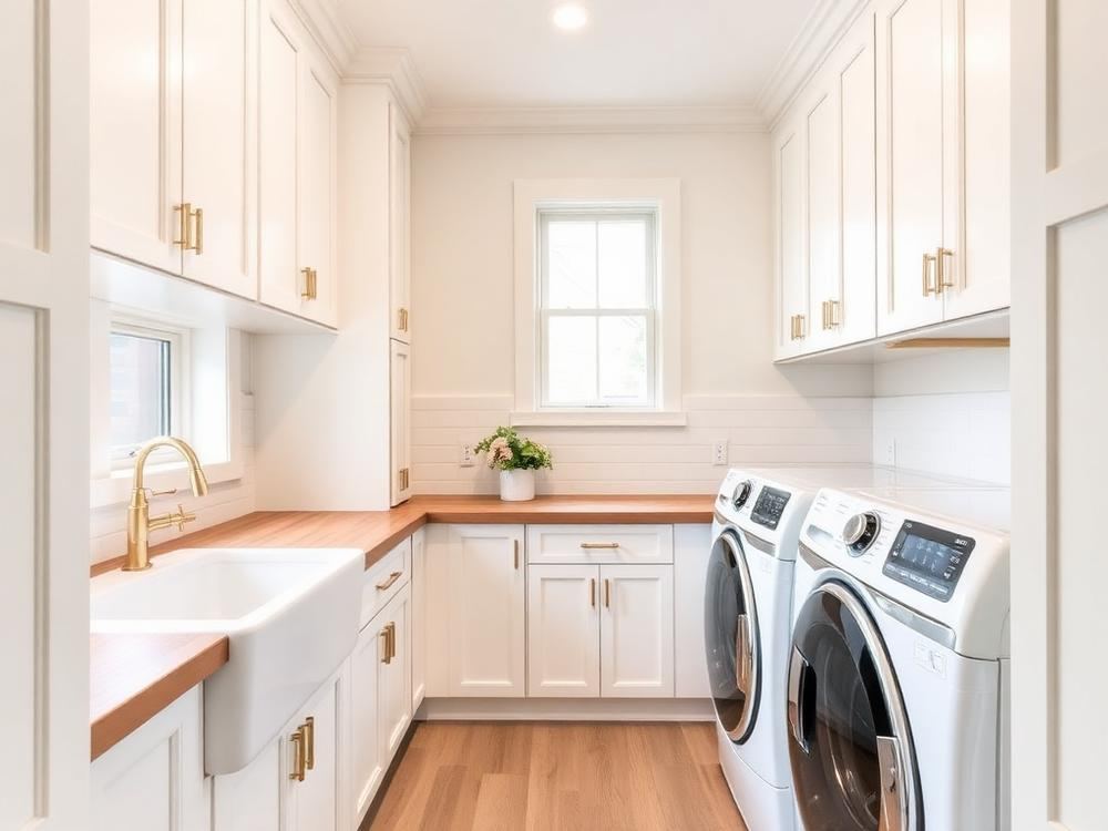 Laundry Room Cabinetry by Plano Elite Cabinets